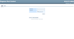 Desktop Screenshot of myaccount.pegasuspest.com