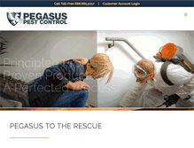 Tablet Screenshot of pegasuspest.com